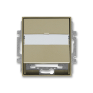 Центральная пластина коммуникационной розетки