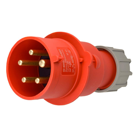 Вилка переносна АСКО-УКРЕМ UCombi 025, 32А, 5P, IP 44, A0080010113 - 1