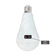 Лампа LED з акумулятором Horoz Electric DURALITE-12, 12W, 6400K, E27, 100-250V, 001-092-0012-010