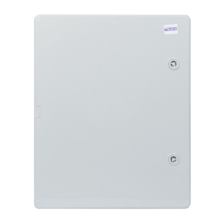 Корпус АБС-пластик АСКО-Укрем, ударостойкий, с монтажной панелью, непрозрачные дверки, 40*50*24, ІР65, A0270010021