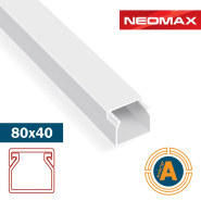 Канал кабельний Neomax Ultra 80х40мм, NX3011