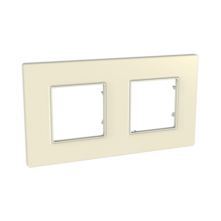 Рамка 2-місна, камінь, Schneider Electric Uniсa QUADRO, MGU2.704.16 - 1