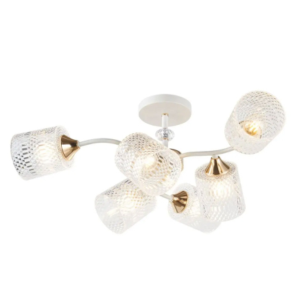 Люстра VALESO V 6352-6 WH+FG - 1