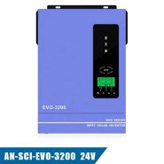 Гібридний інвертор ANERN AN-SCI-EVO-3200, 3200 VA / 3000 Вт, 24 В, до 80 А, MPPT - DC 30-400 В