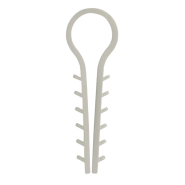 Дюбель-ялинка, затискач, для круглого кабелю D12мм