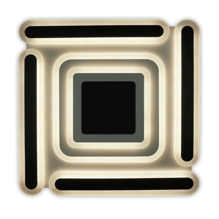 Світильник VIOLUX Smart MATRIX, 120W, 3000-6000К, 9600Lm, 520 мм, квадрат, чорний, 220505 - 1