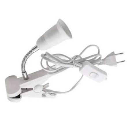 Подовжувач патрона Е27 з прищіпкою довжина 10см Lemanso / LMA254-10 - 1