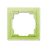 Одинарна Рамка Neo білий/зелений лід