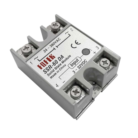 Реле твердотельное Fotek SSR-60DA, 60A, 24-380B AC - 1
