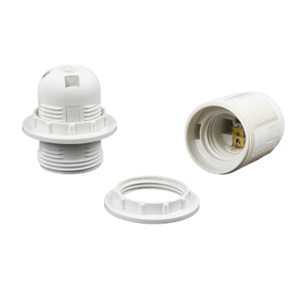 Патрон Е27 люстровый, VL257, белый, Violux, 950006