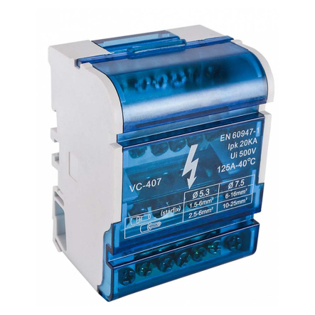 Нулевая шина 4х7 в корпусе (4бруска по 7 отверстий) АСКО-УКРЕМ, A0150120020