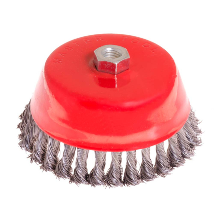 Щетка торцевая D150 из плетеной проволоки М14 - 1