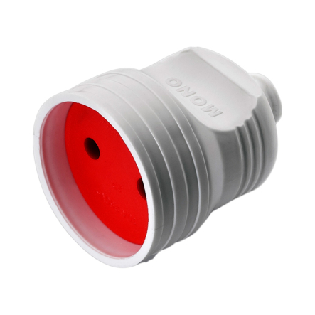 Розетка штепсельна Mono Electric 170-010002-702, 2P, без заземлення, біла - 1