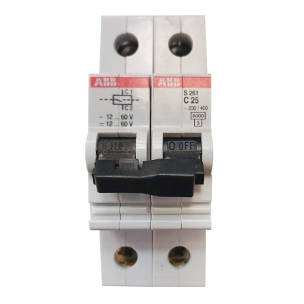 Розчіплювач паралельний ABB S2-A1 12-60V+авт.викл. S261 C25, GHS2801909R0002 - 1