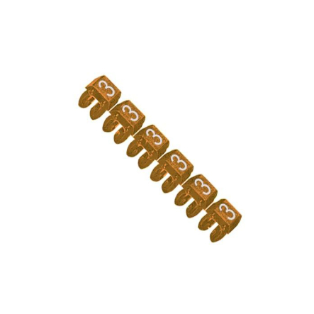 Кабельний маркер Legrand Cab3-"3" (4-6мм2) 038233 - 1