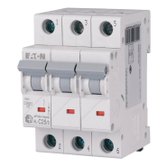 Автоматический выключатель EATON HL-C25/3, 3P, 25A, C 4,5kA, 194793
