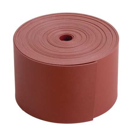 Лента термоусаживаемая 50х0,8мм, бухта 5м, красная - 1