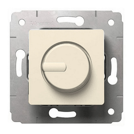 Светорегулятор 300 Вт, Legrand Cariva, 773717, слоновая кость - 1