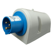 Вилка стаціонарна SEZ IPN 3232, IP 44, 32A, 230V, 3n, 2Р+РЕ