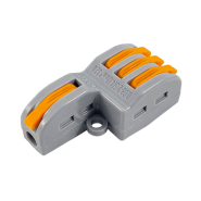 Клемма соединительная (1+3) двухсторонняя Lemanso LMA2623