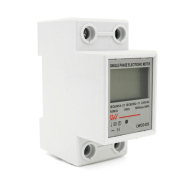 Лічильник однофазний електронний на DIN-рейку, 220V, LCD + підсвічування