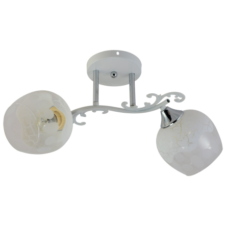 Люстра VALESO V XA1308/2 White Chrome на 2 плафона