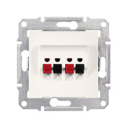 Розетка аудио Schneider Electric Sedna, слоновая кость, SDN5400123