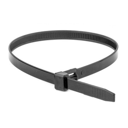 Хомут P12 гибкий ДКС 6х115 мм, черные, 26449 - 1