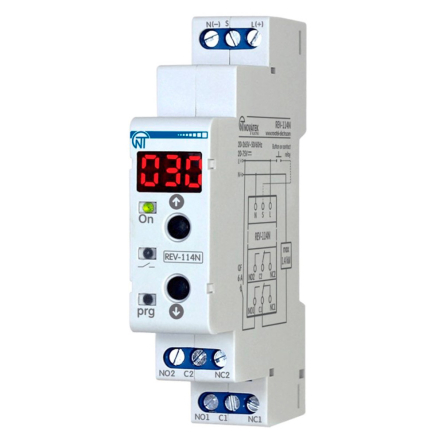 Реле времени Novatek-Electro REV-114N (задержка на включение), NTREV114N - 1