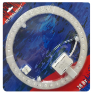 Модуль светодиодный на магните ULTRALIGHT МКС28, 28W, 2500Lm, 5000К, 180°, 230мм, IP20