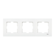 Рамка потрійна горизонтальна VIKO KARRE, 90960202, білий