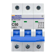 Автоматический выключатель АСКО-УКРЕМ ВА-2017 3р, 50А С, A0010170026