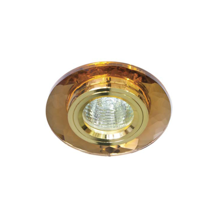 Светильник точечный Feron 8050-2, MR16, GU5.3, 50W, коричневый/золото - 1