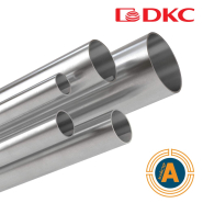 Труба жесткая оцинкованная д.32x1,2x3000 мм ДКС, 6008-32L3