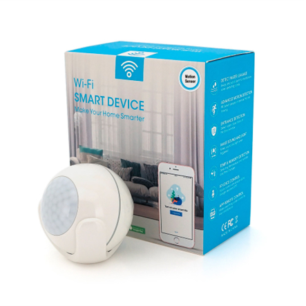 Автономный WiFi датчик движения YOSO Dмotion-WIFI-01 TUYA питание СR123 шт батареи в комплект не входят - 1