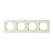 Рамка Nilson Touran четверная универсальная крем, 24120094