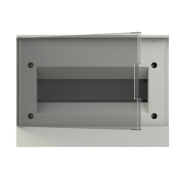 Щит розподільчий ABB BASIC E, 1SZR004002A1204, 12 модулів вбудований, IP41 (прозорі дверцята)