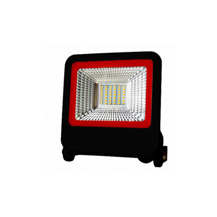 Прожектор LED EuroLamp 50W, 6500K, з радіатором, чорний, LED-FL-50(black)new - 1