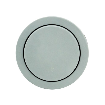 Вимикач HOROZ xOne 1кл накладний прохідний, IP54, сірий, 406-240000-209 - 1