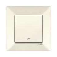 Кнопка открывания дверей VIKO Meridian, 90970205-WH, крем