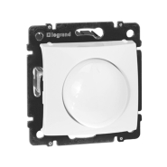 Світлорегулятор поворотний 400 Вт, LEGRAND Valena, 770061, білий