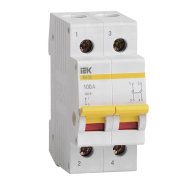 Выключатель нагрузки IEK ВН-32 2р 100А, MNV10-2-100