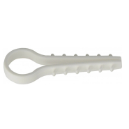 Дюбель-хомут АСКО-УКРЕМ круглий 12мм, білий (уп.100шт)