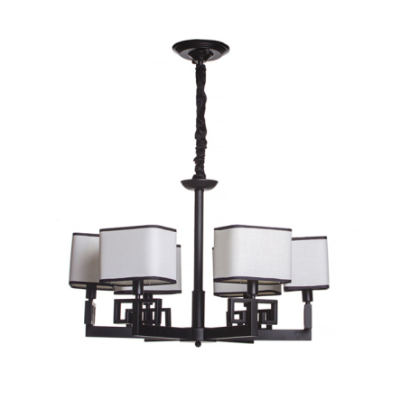 Люстра ARTTOK 1003/6P BK+WT - 1