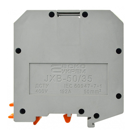 Клемники винтовые JXB-50х35 серый, АСКО-УКРЕМ, A0130010030 - 1