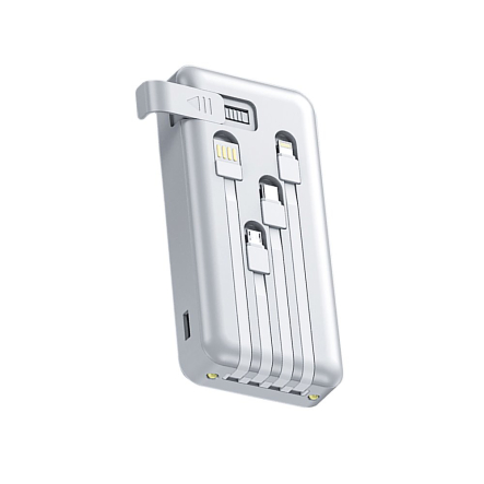 Повербанк (УМБ) SUNIX PB-41, 24000 мАч, белый - 3