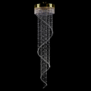 Люстра кришталева ART GLASS SPIRAL CHAOS, 8x35W, GU10, 600х2500см