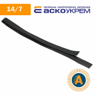 Трубка термоусаживаемая (ТУТ), АСКО-УКРЕМ, d - 14/7 мм., черная, A0150040396