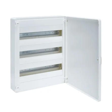 Щит накладний Hager GOLF VA48CN, 54 модулі (3х18), з білими дверцятами - 1