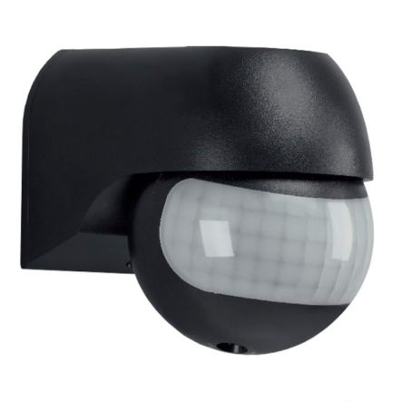 Датчик руху RIGHT HAUSEN накладний (180 град.) чорний, HN-061062 - 1